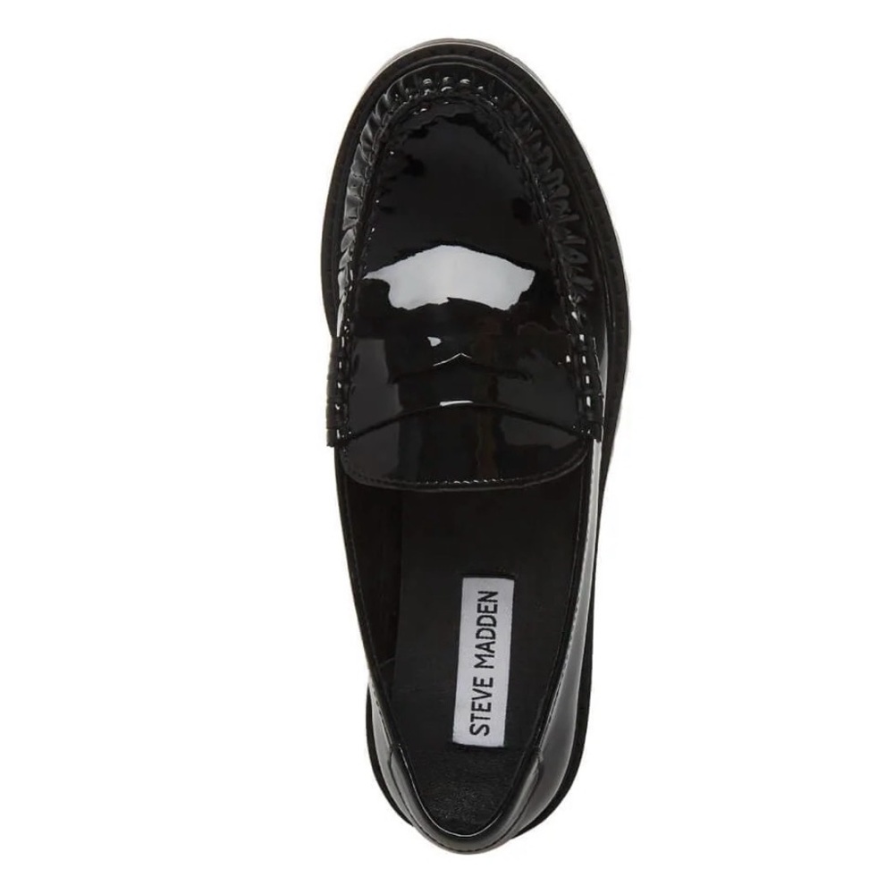 Steve Madden Madelyn Patent Penny Loafers - Picture 2 of 7